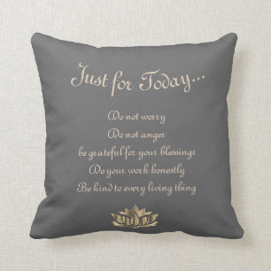 Coussin Principes gris gris de Reiki