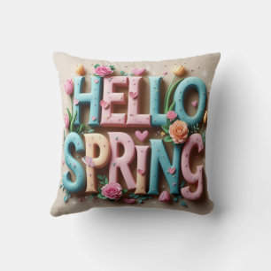 Coussin printemps mignon