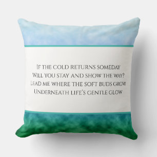 Coussin Printemps sous le ciel