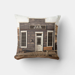 Coussin prison rustique de ville occidentale. 3d. Partie d