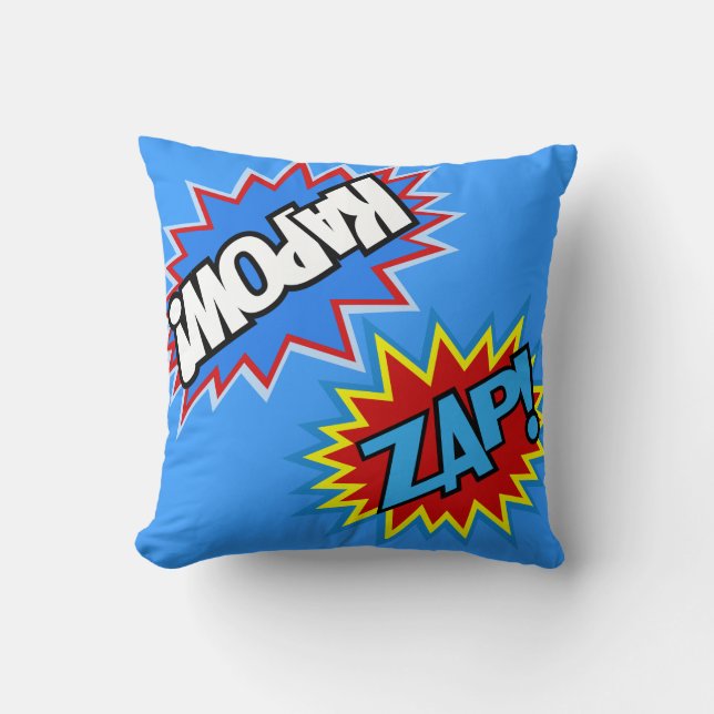 Coussin Prisonnier de guerre de bande dessinée ! Éclat (Recto)