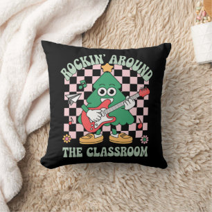 Coussin Prof chic Noël qui déchire en classe