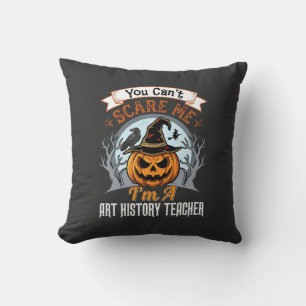 Coussin Professeur d'histoire de l'art Halloween Design de