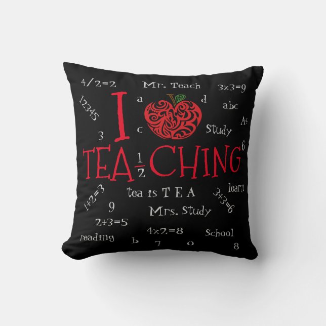 Coussin Professeur entièrement personnalisable d'édition (Recto)