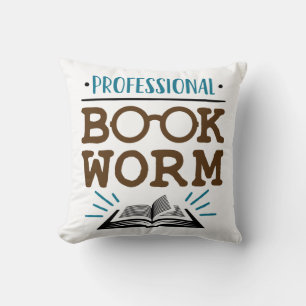 Coussin Professional Bookworm Avid Book Reader