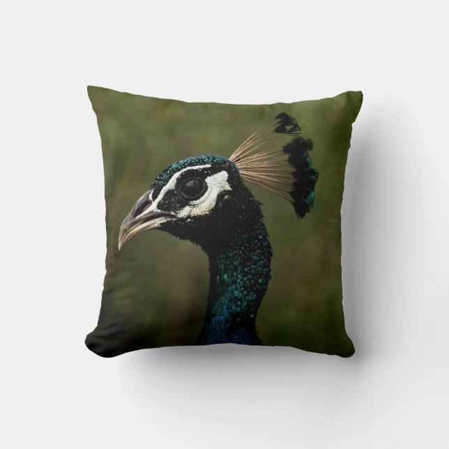 Coussin Profil de Peacock (Recto)