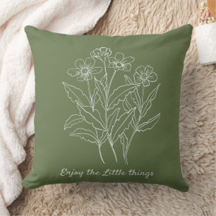 Coussin Profitez des fleurs de Little Things