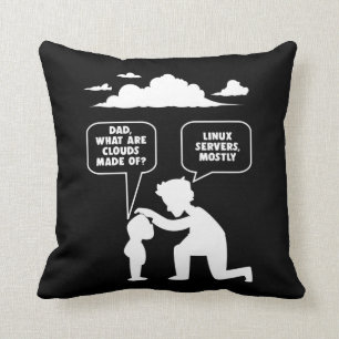 Coussin Programmeur informatique développeur Linux Nerd
