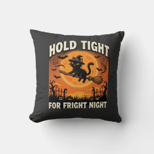 Coussin Promenade fantôme de la nuit effrayante d'Hallowee