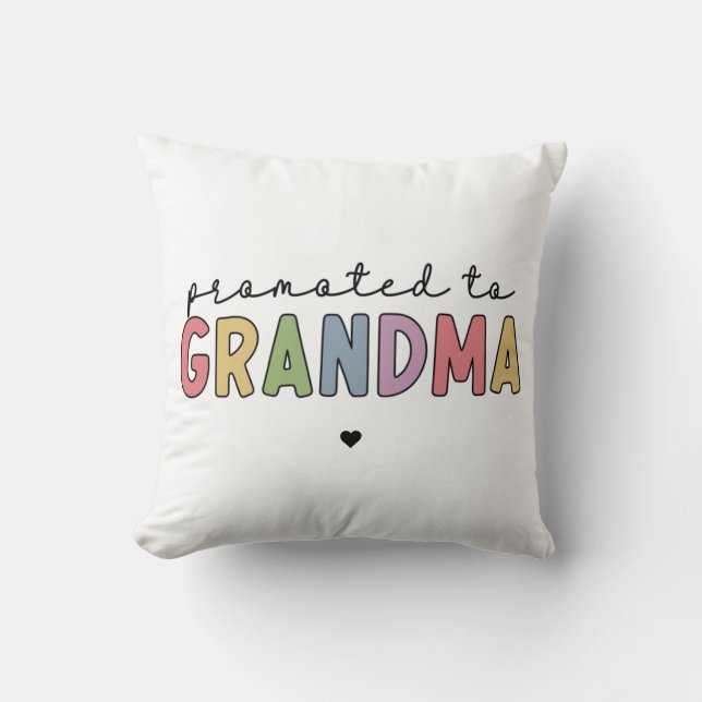 Coussin Promu à grand-mère Nouvelle grand-mère pour être d (Recto)