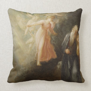 Coussin Prospero, Miranda et Ariel, "de la tempête", c