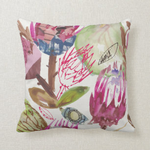 Coussin Protea/motif/Capetown/fynbos africains/