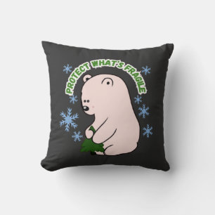 Coussin Protègeons avec amour ce qui est fragile