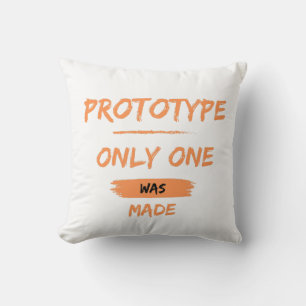 Coussin prototype, un seul a été fabriqué
