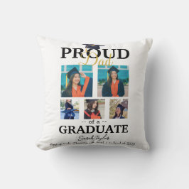 Coussin Proud dad of graduate 2025