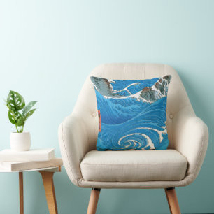 Coussin Province d'Awa, Naruto Whirlpools par Ando Hiroshi