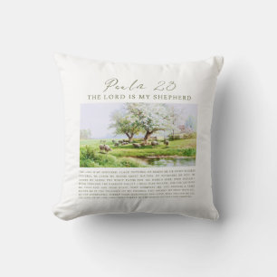 Coussin Psaume 23 NIV Le Seigneur est Mon Pasteur