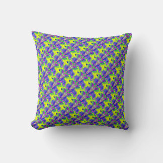 Coussin Psychédélique HeArt Abstrait Voyage Motif Cushion