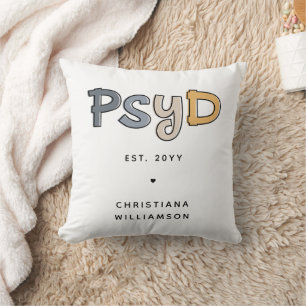 Coussin Psychologue PsyD sur mesure