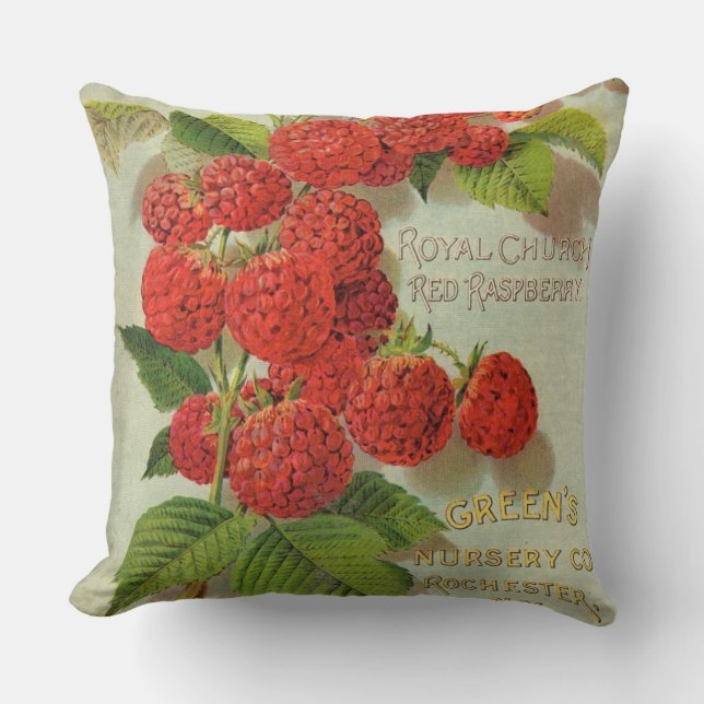 Coussin Publicité de Green’s Nursery Co. (Recto)