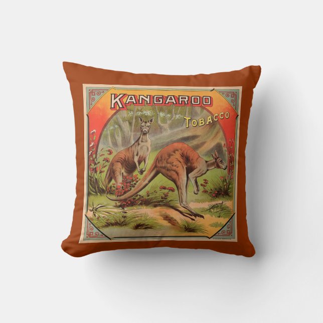 Coussin Publicité vintage Kangaroo (Recto)