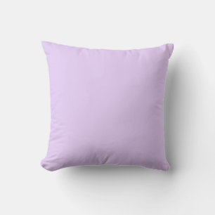 Coussin publicité violette pastel personnalisée de couleur