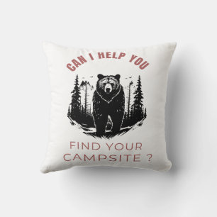 Coussin Puis-Je Vous Aider À Trouver Votre Camping ? - Dou