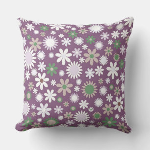 Coussin Puissance des fleurs violettes