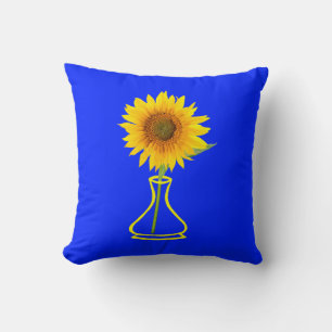 Coussin Puissance du tournesol, soleil de l'été