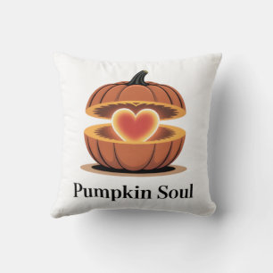 Coussin Pumpkin Soul Cozy Fall Pillow