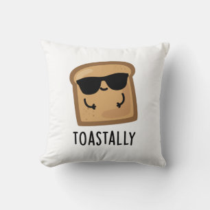 Coussin Pun de pain de pain de pain toastatiquement drôle