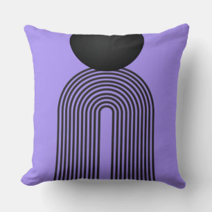 COUSSIN PURPLE ABSTRAIT