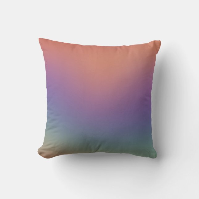 Coussin Purple Pink Aura Gradient Pillow (Recto)