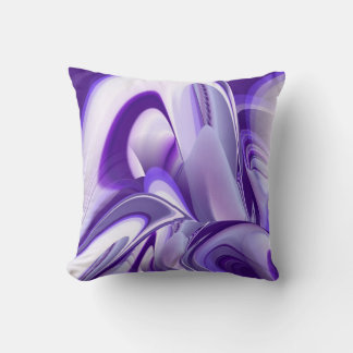 Coussin Purple Snow Dream, Imaginaire Abstrait Rainbow-Art