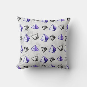Coussin Pyramides Motif Géométrie Math Enseignant