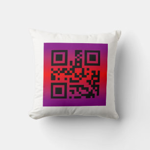 Coussin QR Code® dit : HAPPY EASTER