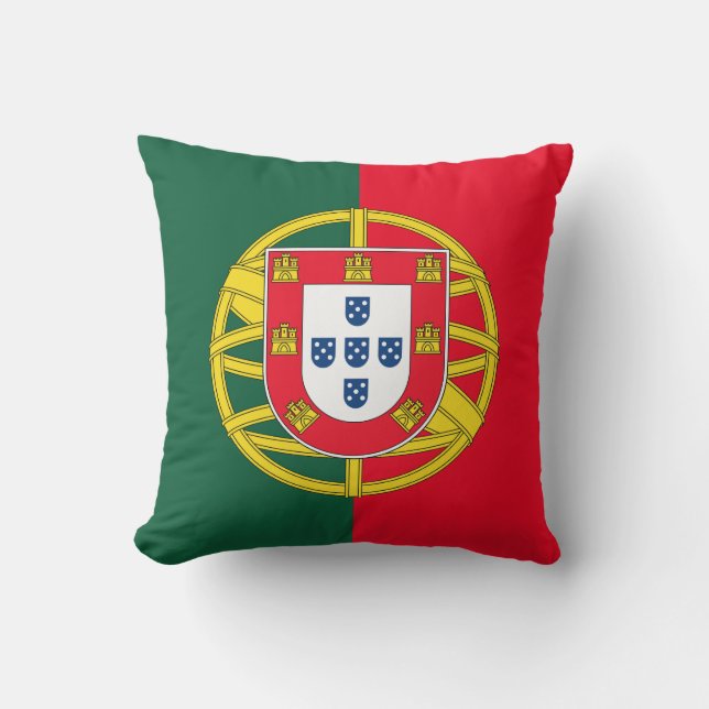 Coussin Qualité du drapeau portugais (Recto)