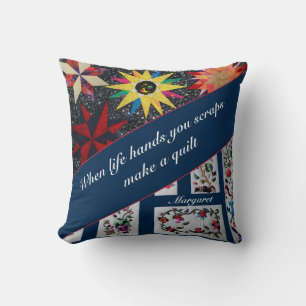 Coussin Quand La Vie Vous Met À La Main, Vous Rabattez Fai