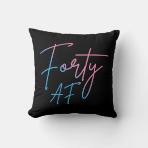 Coussin Quarante AF II - Cadeau d'anniversaire