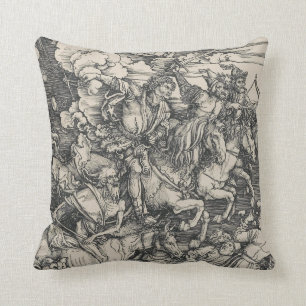 Coussin Quatre cavaliers de l'apocalypse par Durer