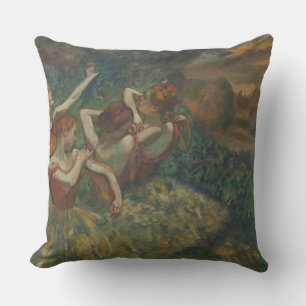 Coussin Quatre Danseurs, Peinture impressionniste, Edgar D