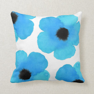 Coussin Quatre Pépites Bleues lancent l'oreiller