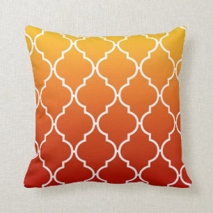 Coussin Quatrefol Ombre géométrique coucher de soleil