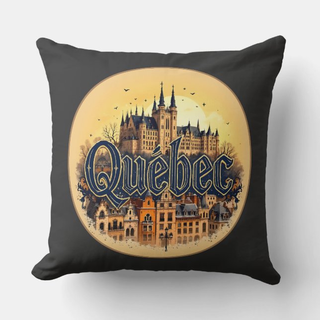Coussin Québec Canada (Recto)