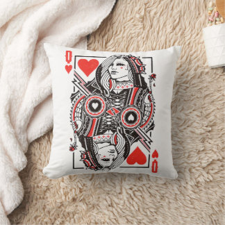 Coussin Queen of Hearts Surdimensionné Graphisme, Jouer de