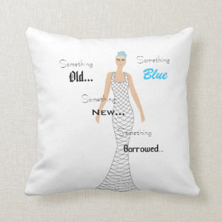 Coussin Quelque chose bleue