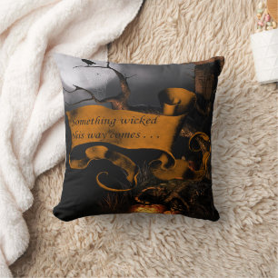 Coussin Quelque Chose De Déplaisant Halloween