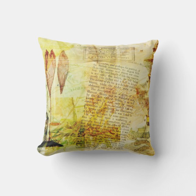 Coussin Quelqu'un pour le thé ? (Recto)
