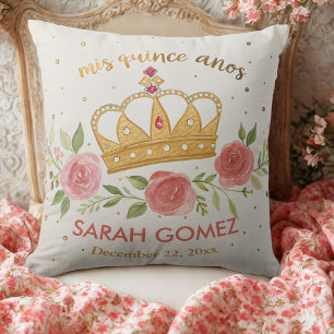 Coussin quinceanera or rose