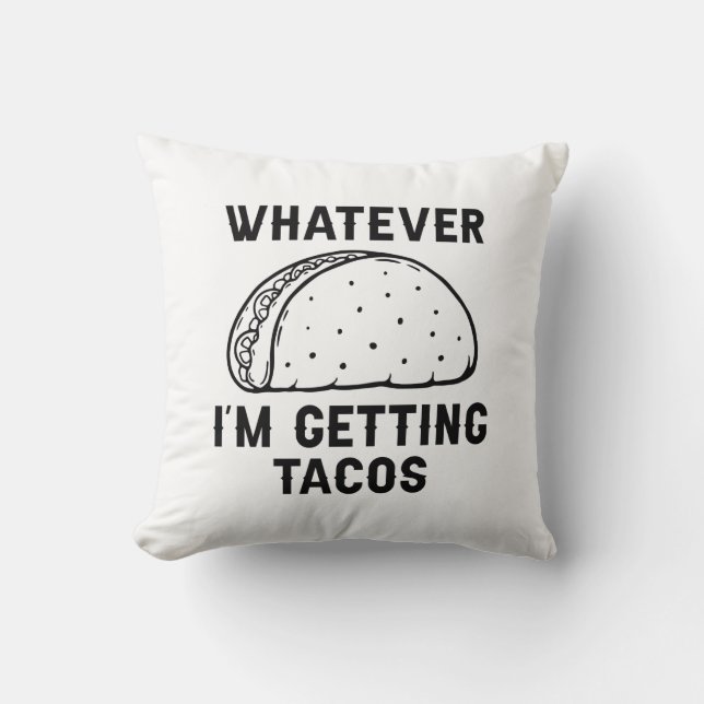 Coussin Quoi que je sois en train d'apprendre les (Recto)